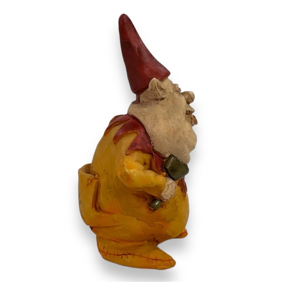 VTG Troll Ogre Laughing Gnome Jester Clown Figure Gnome Folk Art 3.6" OBI Signed - Picture 7 of 16